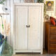 Armoire parisienne patine blanche