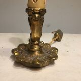 Pair of bronze candlesticks