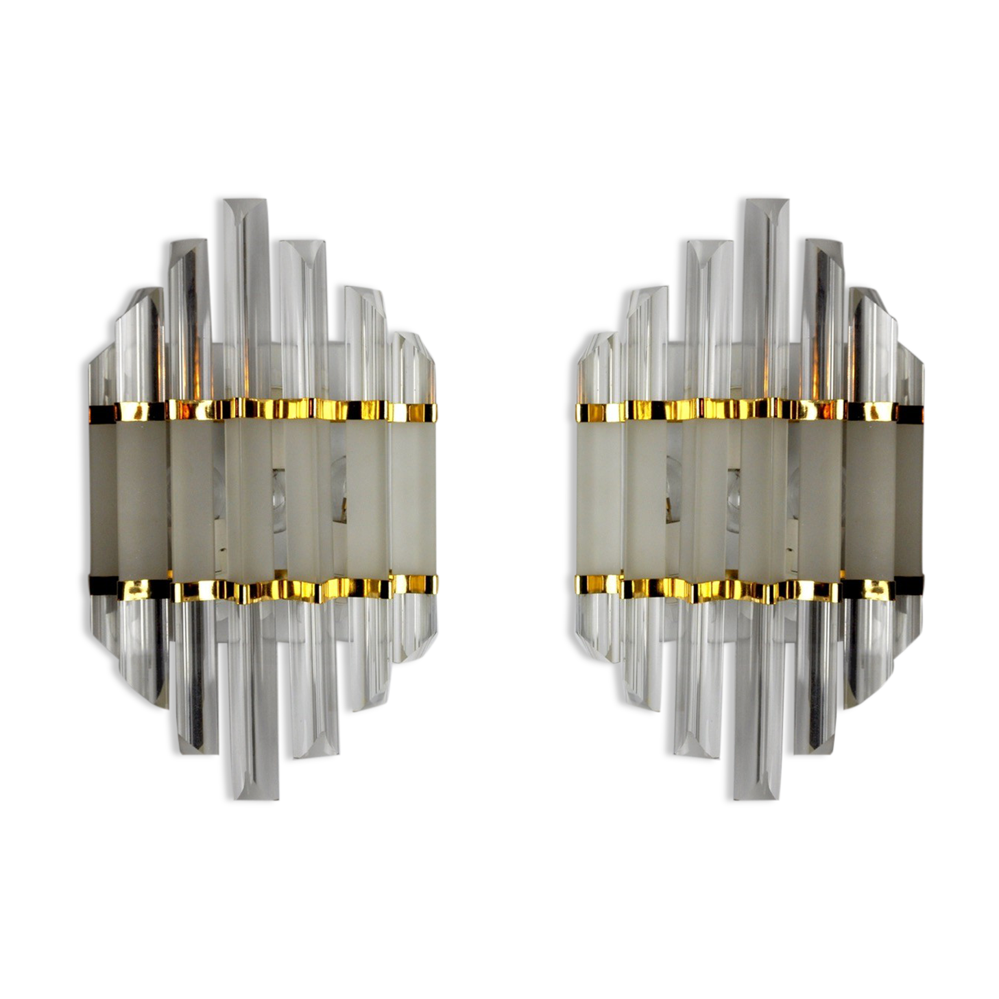 Pair of sconces, Italy, 1970