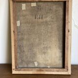 Oil on canvas anemone flowers 1920s