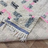 Handmade wool Berber rug 284 X 194 CM