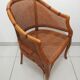 Fauteuil canné signé grange modèle faux bambou
