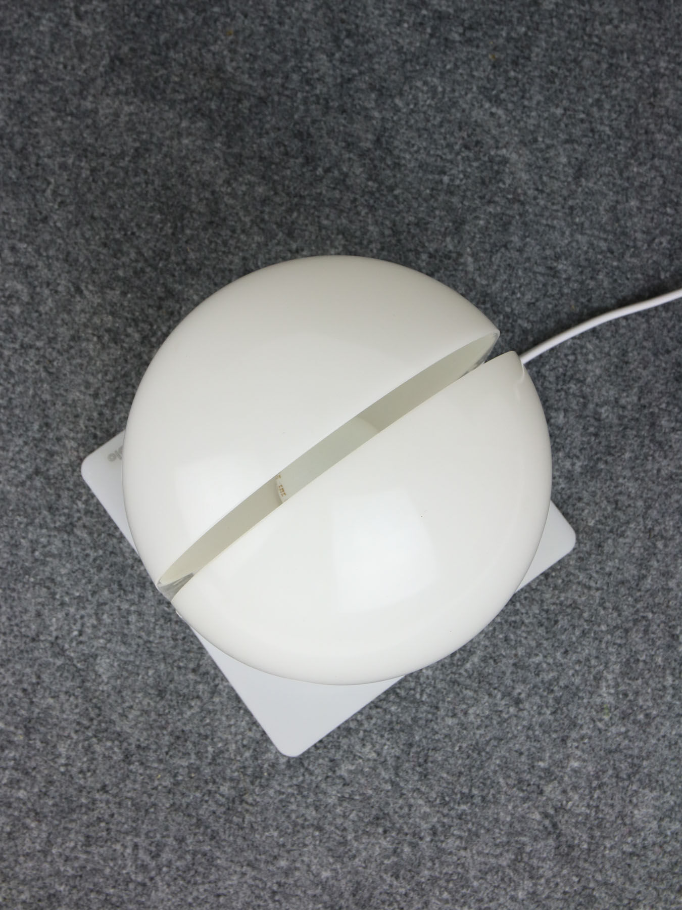 Lampe de table Sirio italienne de Guzzini par Brazzoli & Lampa