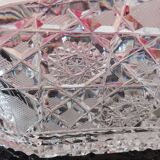 Cut glass fruit bowl