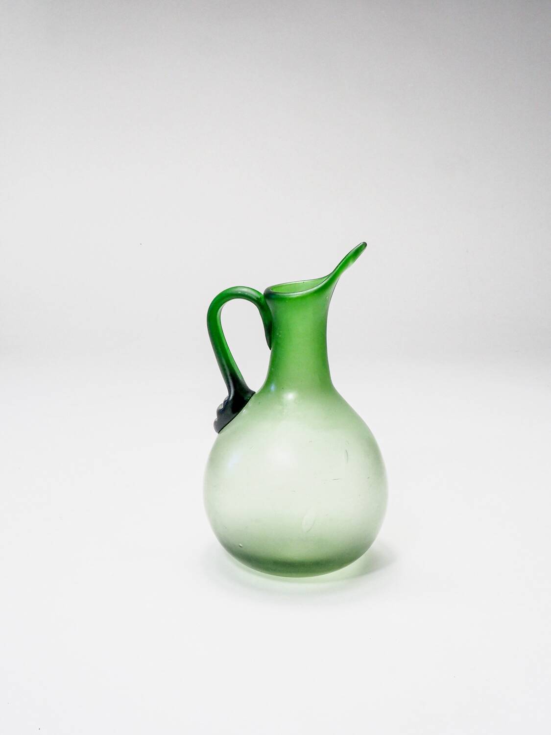 Glass paste carafe, art nouveau