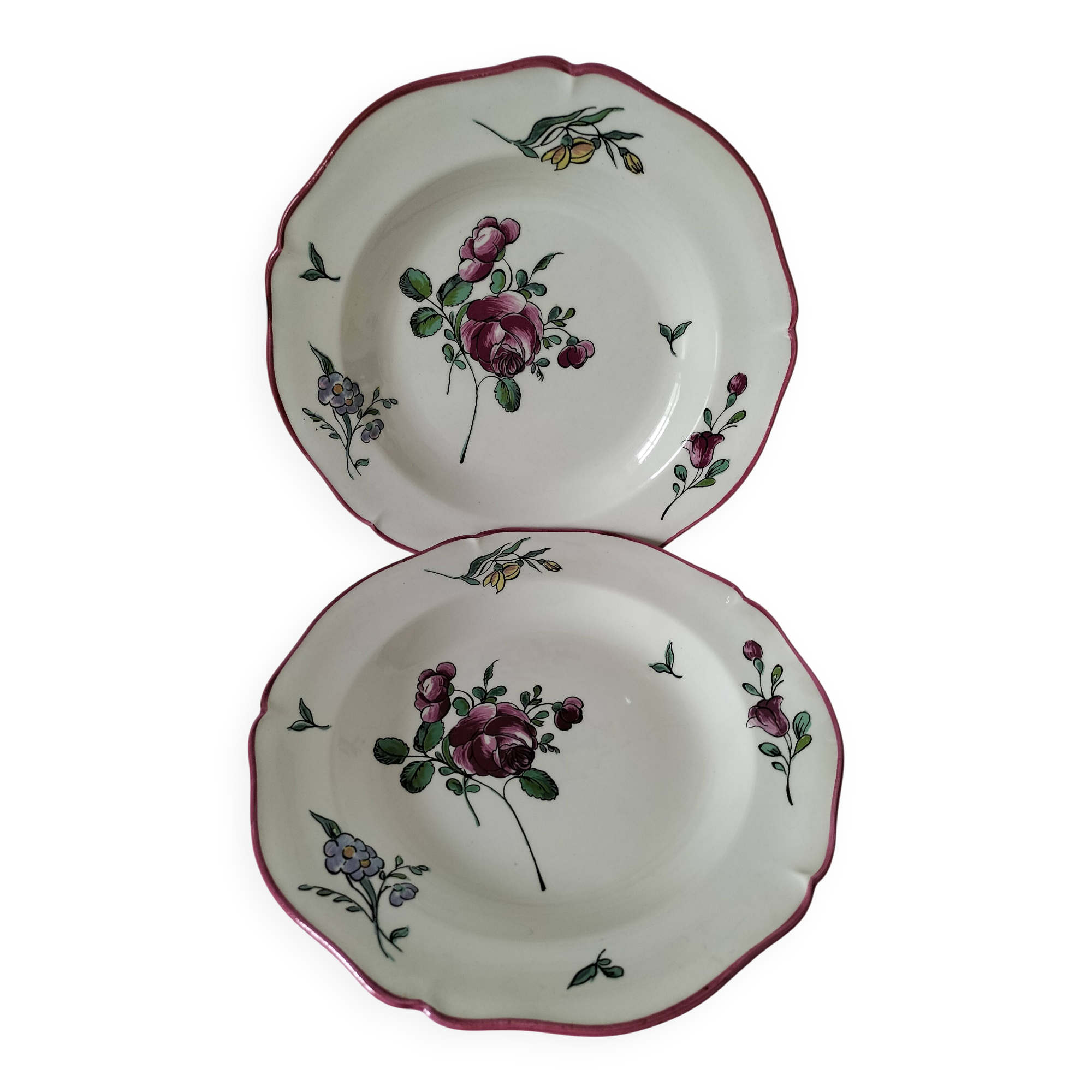 Gien Strasbourg model plate duo