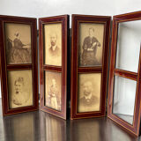 1800’s wooden foldable picture frame