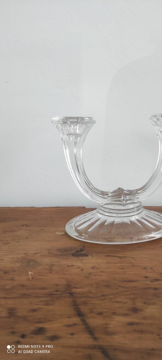 Glass Candle Holder