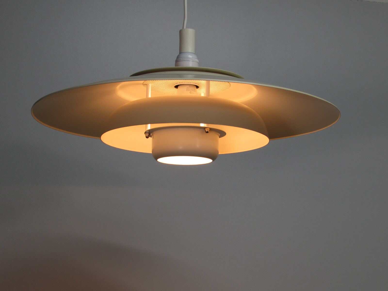 Four tiered pendant from Denmark 1960s