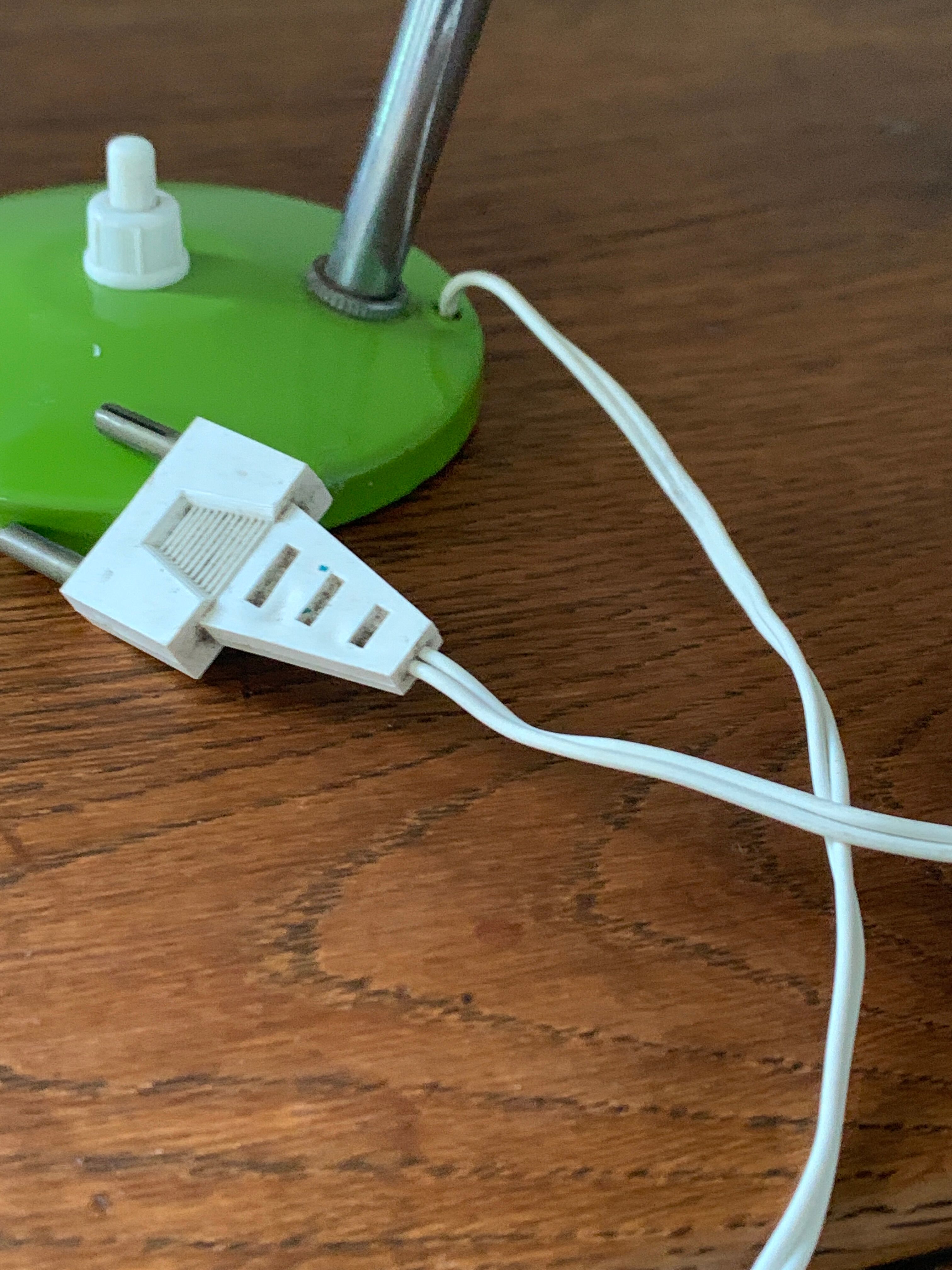 Small vintage metal lamp