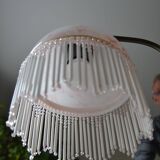 Opaline wall light with ceramic and glass pendants