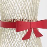 Bow tie umbrella stand in the style of Mathieu Matégot, mid-century, metal, France, 1950s.