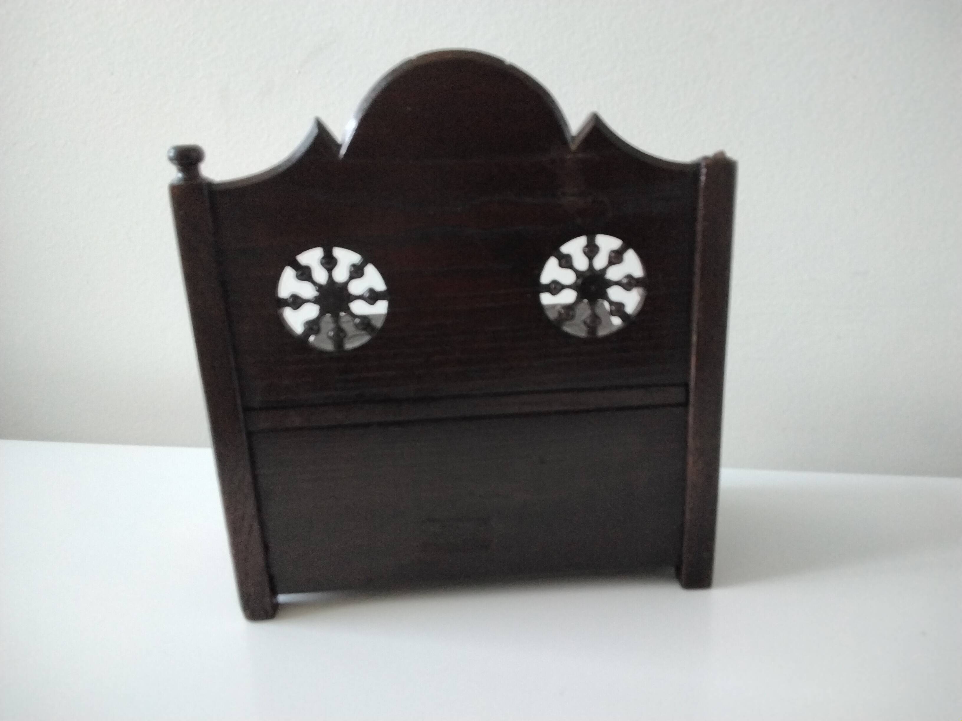 Miniature Breton chest bench