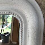 Mirror Louis Philippe white granule