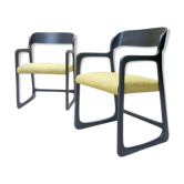 Paire de fauteuils Baumann