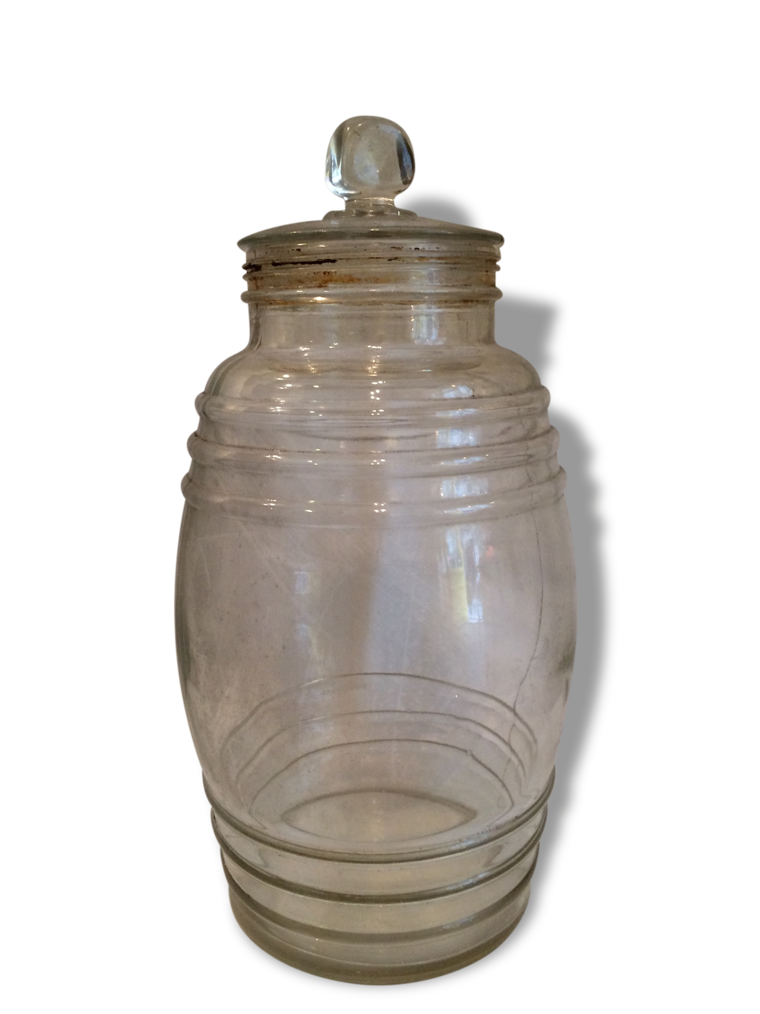 Big old glass candy jars for jar