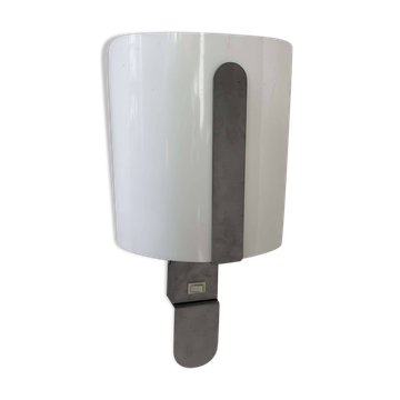 Vintage Arlus wall light, Perspex and brushed metal, France 1970