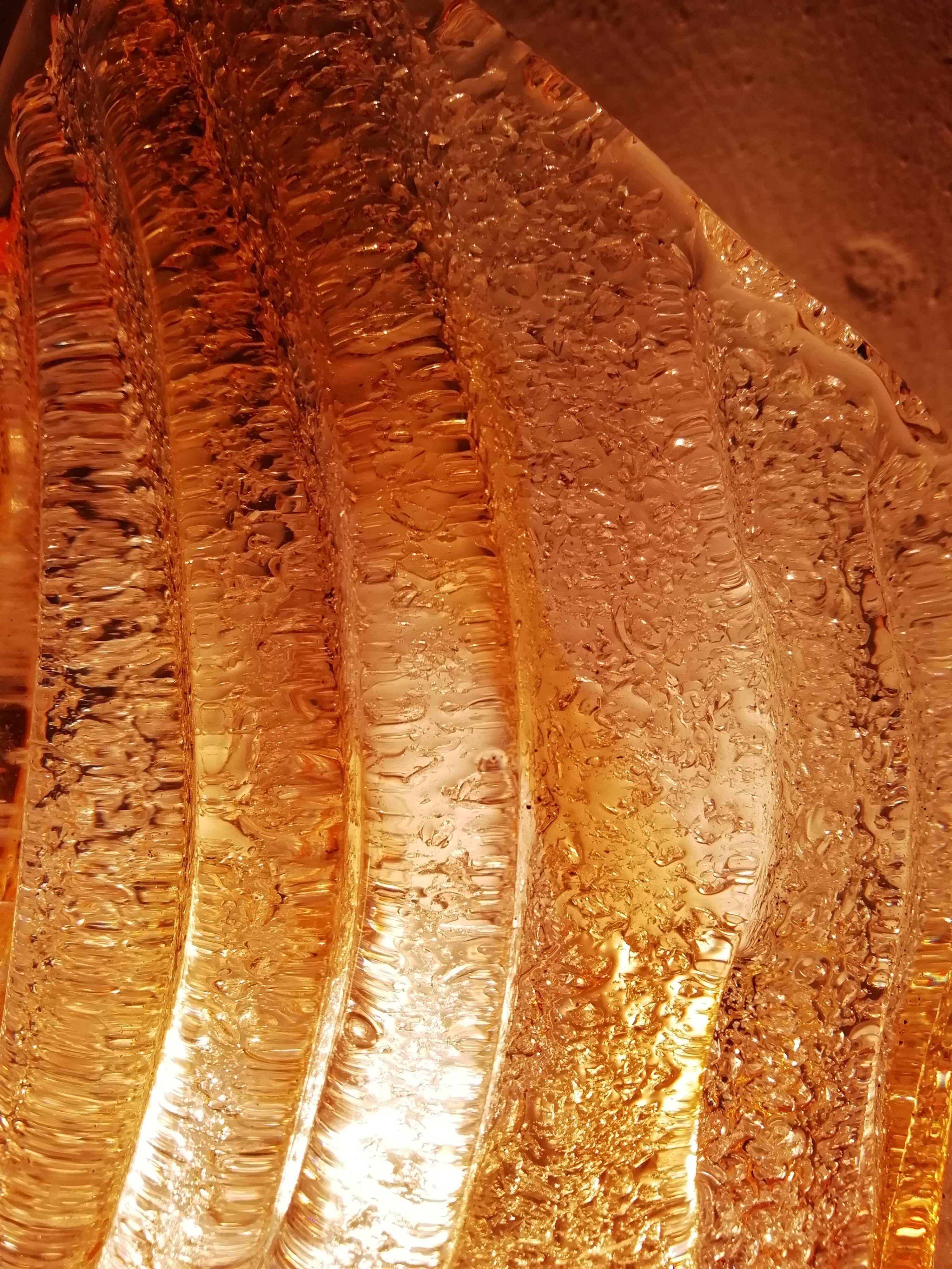 Mazzega sconce in Murano crystal