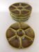 10 earthenware oyster plates from Gien