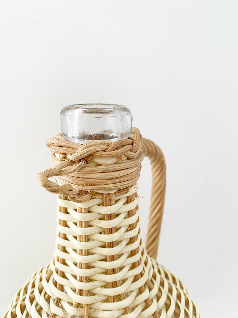 Bottle scoubidou beige