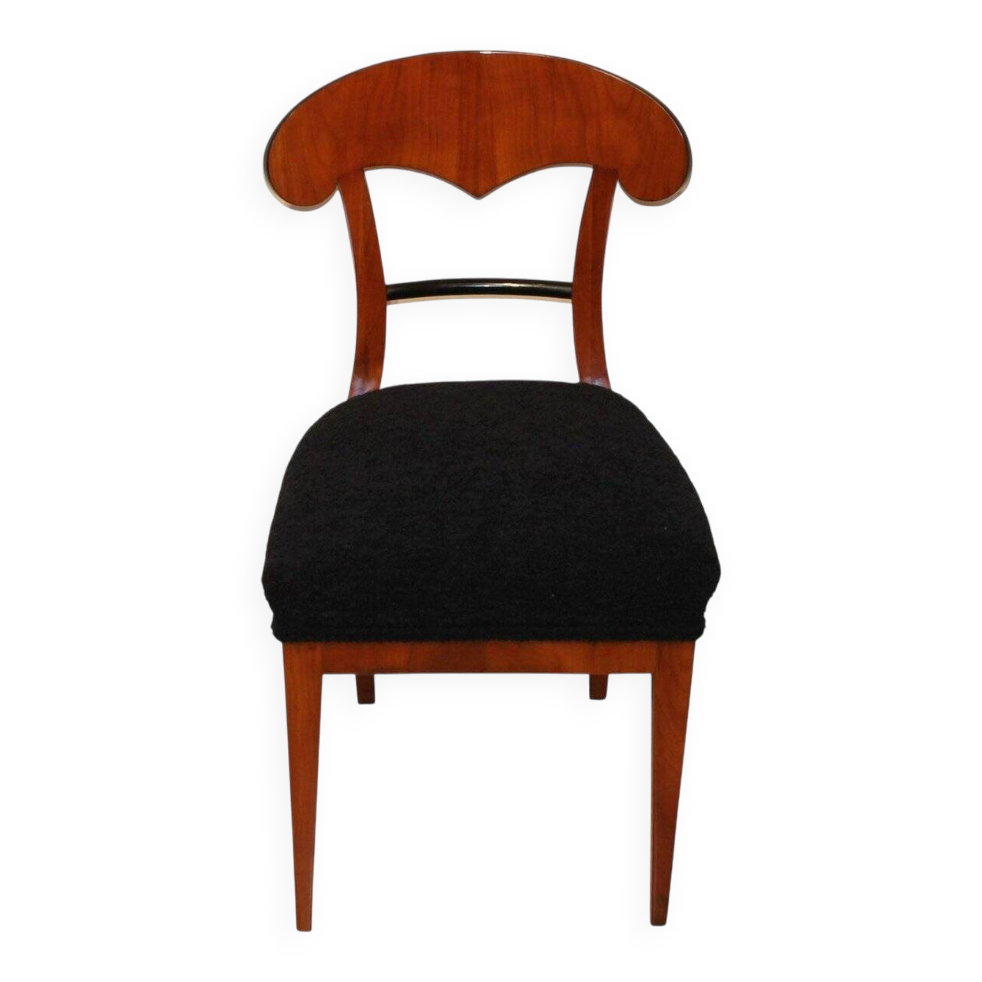 Biedermeier Cherry Veneer Shovel Chair, South Germany, 1820s