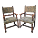 Paire de fauteuils de style Louis XIII