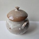 Ceramic stoneware soup tureen Signed Roger Jacques (Puisaye)