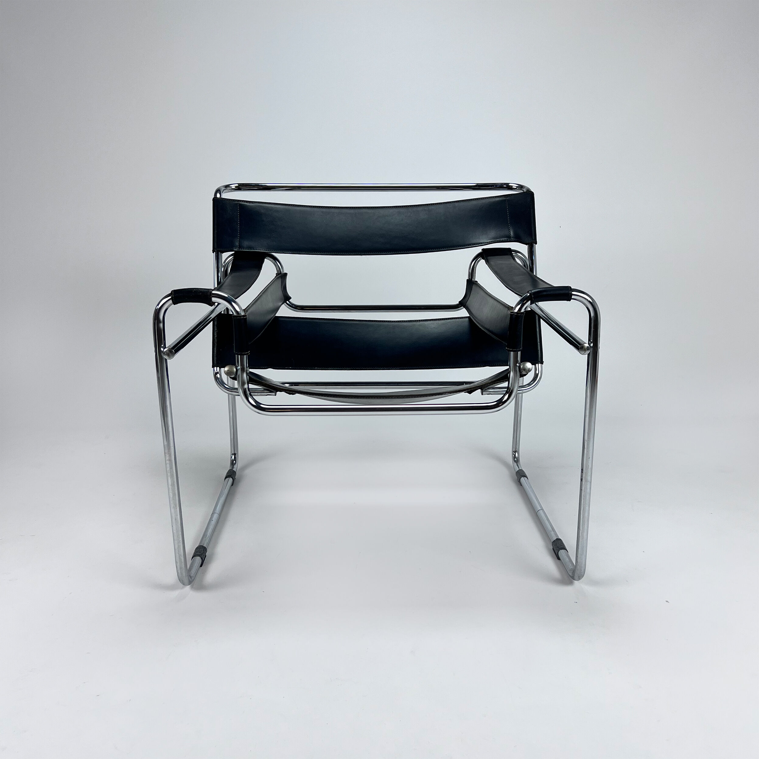 Fauteuil Wassily B3 par Marcel Breuer, années 1980