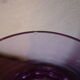 Set of 6 purple crystal aperitif glasses