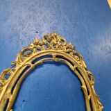 Golden cast iron frame