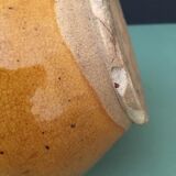 Glazed stoneware cider pitcher