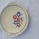 Presentation dish in earthenware of Lunéville KG Keller Guerin model Sylvain diam 29 cm