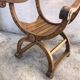 Fauteuil, chaise dagobert bois sculpté 19ème