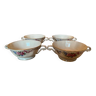 Lot de 4 tasses à thé porcelaine Bernardaud 1970