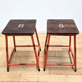 Set of 4 school stools