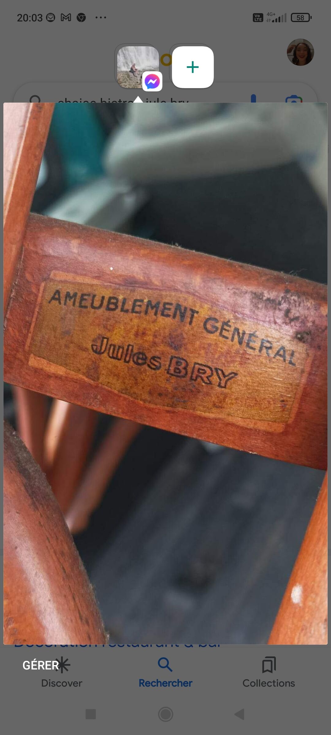 Bistro lot 9 tables and 16 chairs mahieu Jule bry