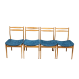 Set of 4 mid-century chairs