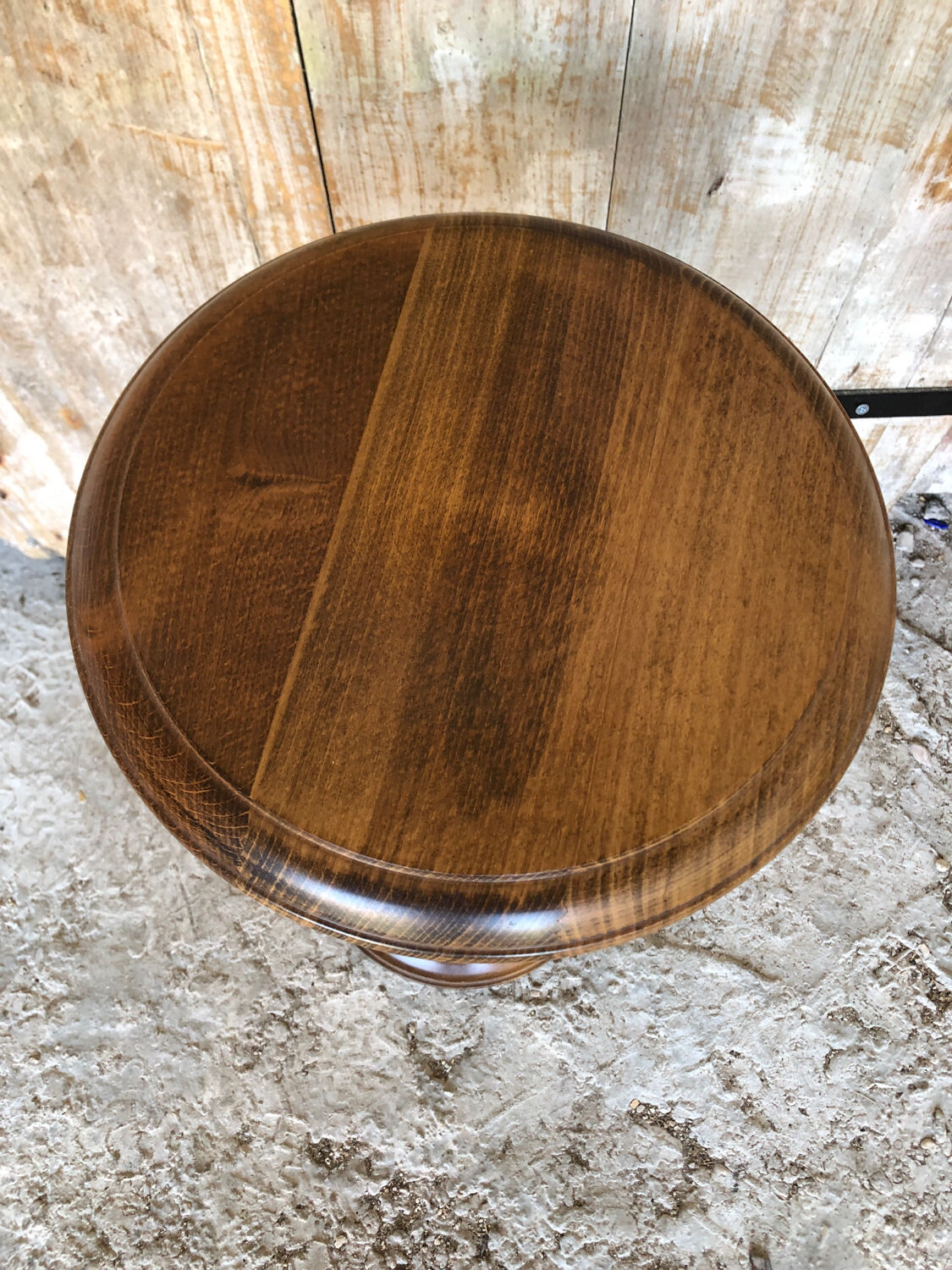 Vintage solid wood side table