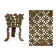 Chair with cast-iron flower decoration