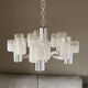 MAZZEGA Sputnik chandelier. 1970. Murano glass.