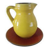 Jars ceramic pitcher and plate set