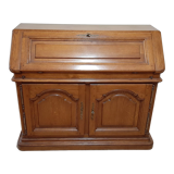 Secretary desk with solid wood flap