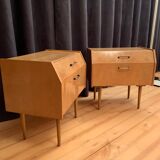Pair of bedside tables, 70s