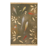 Painted canvas, Koi carp, contemporary work