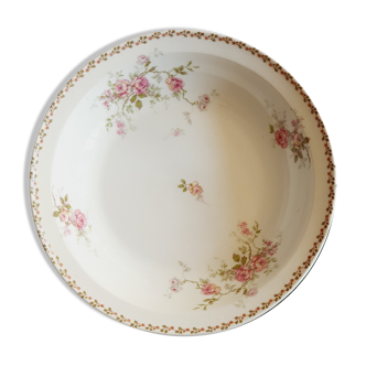 Plat creux ou saladier en porcelaine de LIMOGES