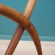 Chaise en hêtre, design danois, années 1960, designer : Illum Wikkelsø, fabrication : Niels Eilersen