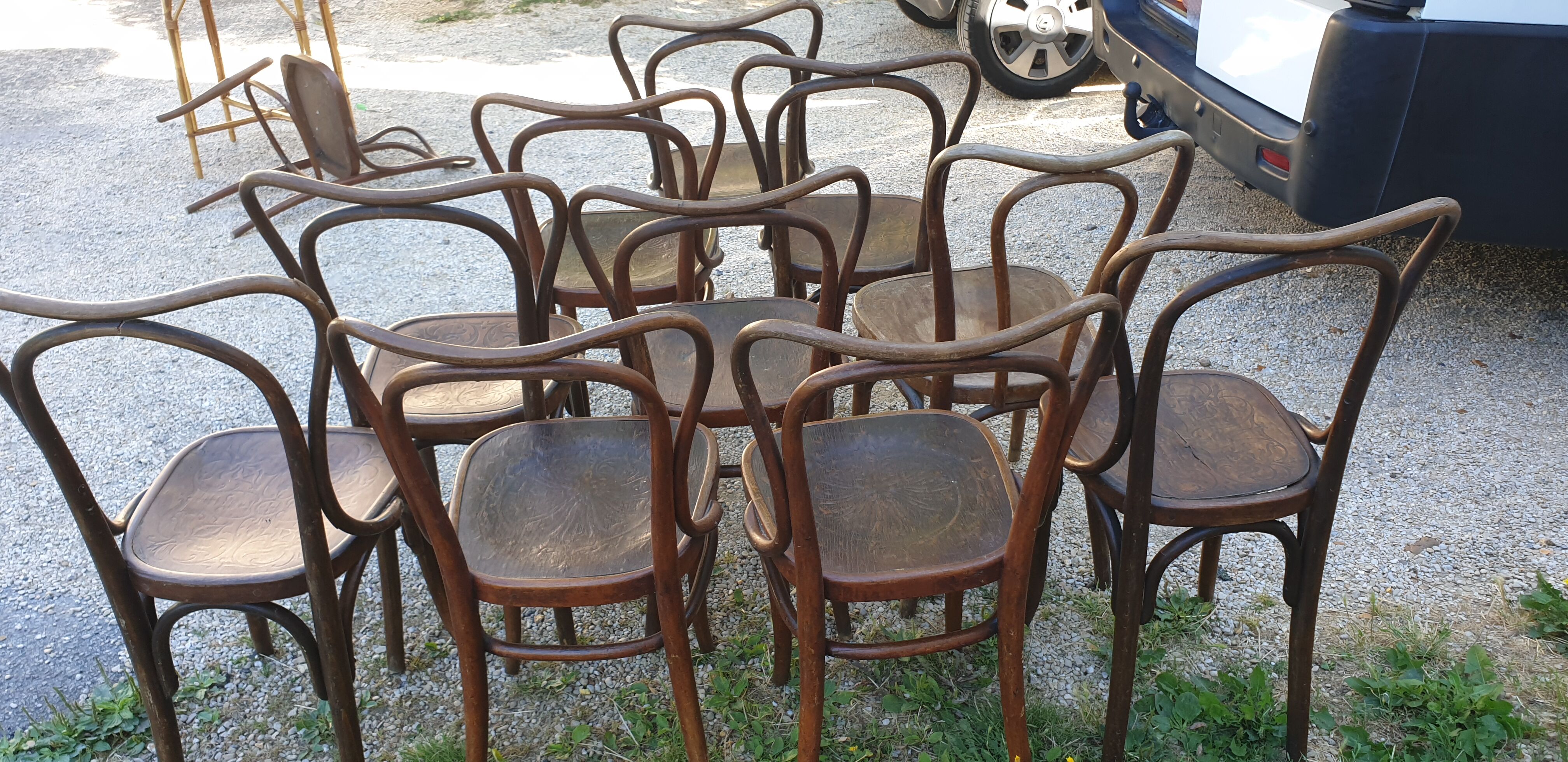 10 chaises Jacob & Joseph Kohn en bois courbé 1900