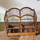 Cage à oiseaux en bois, XIXème s.