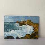 Small double-sided flower painting