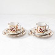 Russian porcelain coffee service Lomonosov Moscow 1980 Olympic Games